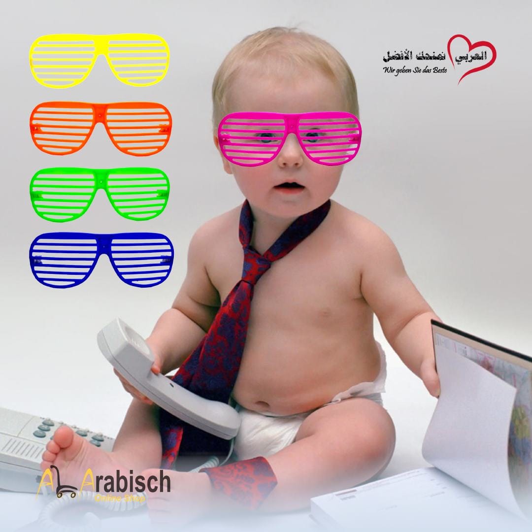 Brille Rosa 1 Stück (Geschenk)