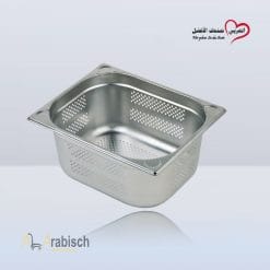 وعاء طعام مثقب ستانلس 10 لتر 32.50*26*15سم