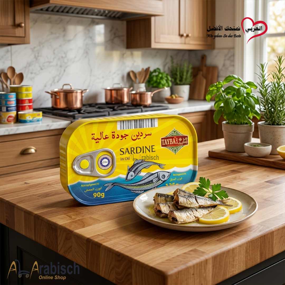 سردين طيبة (زيت نباتي) 125غ